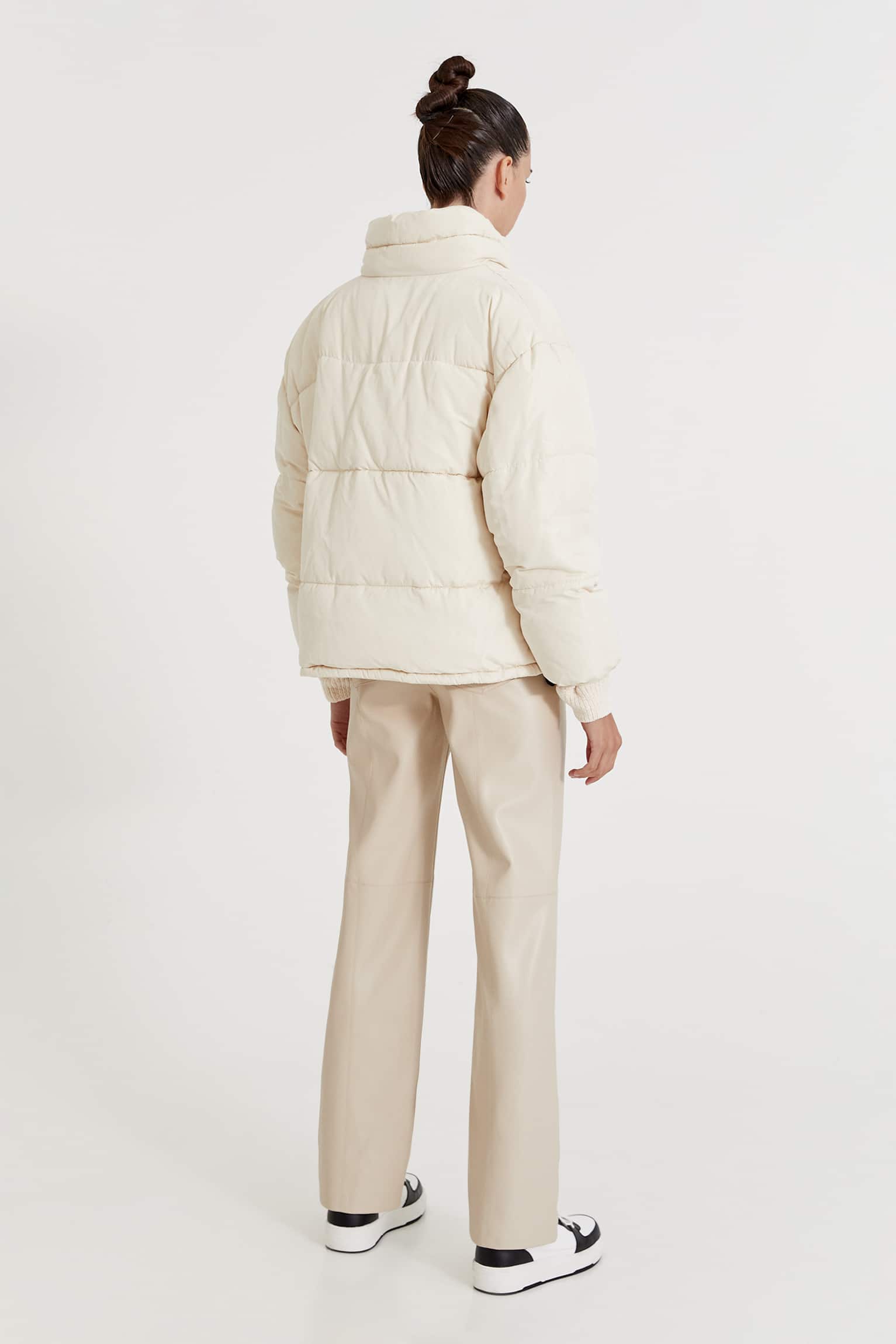 Basic High-Neck Puff Jacket - Imagen 2